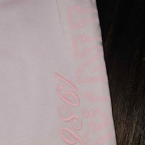 PINK Victoria's Secret Light Pink Drawstring Joggers - Picture 3 of 6